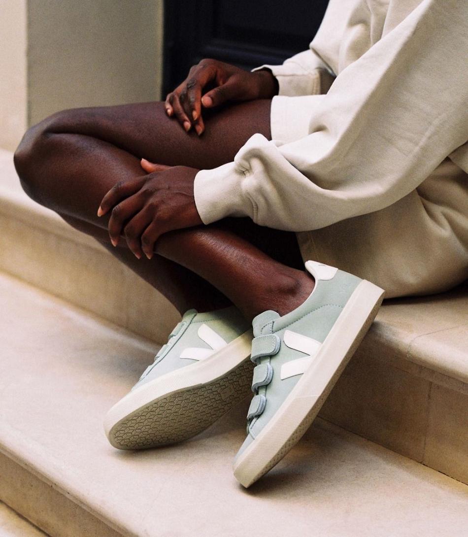 Adults Veja Recife Nubuck Matcha Outlet Blanche | FFRUI18783