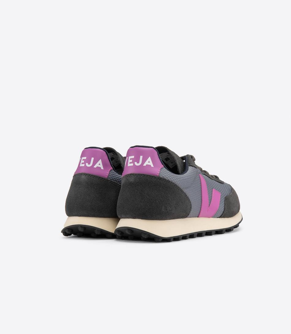 Adults Veja Rio Branco Alveomesh Concrete Ultraviolet Outlet Noir | XFRGW41438