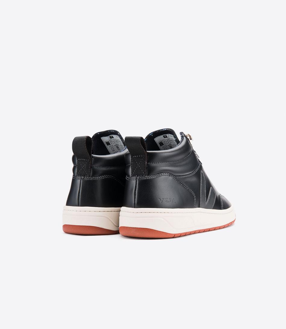 Adults Veja Roraima Bastille Cuir Grafite Rust Outsole Outlet Noir Rouge | QFRWA70438