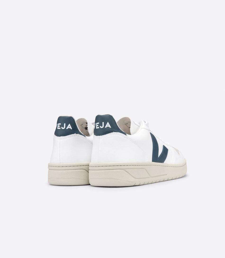 Adults Veja V-10 Cwl California Vegan Blanche | FREGJ46280