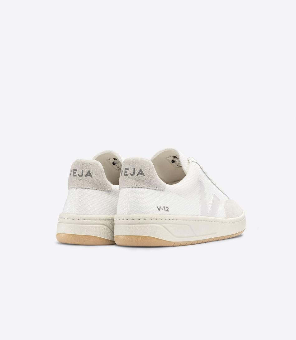 V-12 Veja B-mesh Natural Homme Blanche Beige | FREAH10329