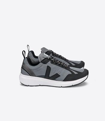 Chaussures Running Route Veja Condor 2 Alveomesh Concrete Sneakers Noir | BFRSO62442