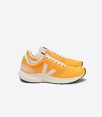 Chaussures Running Route Veja Marlin Lt V-knit Ouro Pierre Sneakers Orange | FRJKU15562